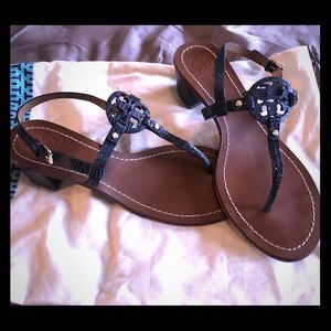 Gorgeous Tory Burch sandals, size 8- like new $65